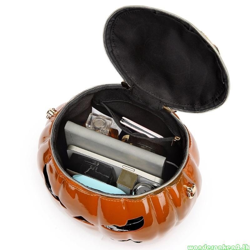 Wonderpakea2 Pumpkin Shape Crossbody Bag for Women Funny Messenger Bag Halloween Handbag Novelty Sho