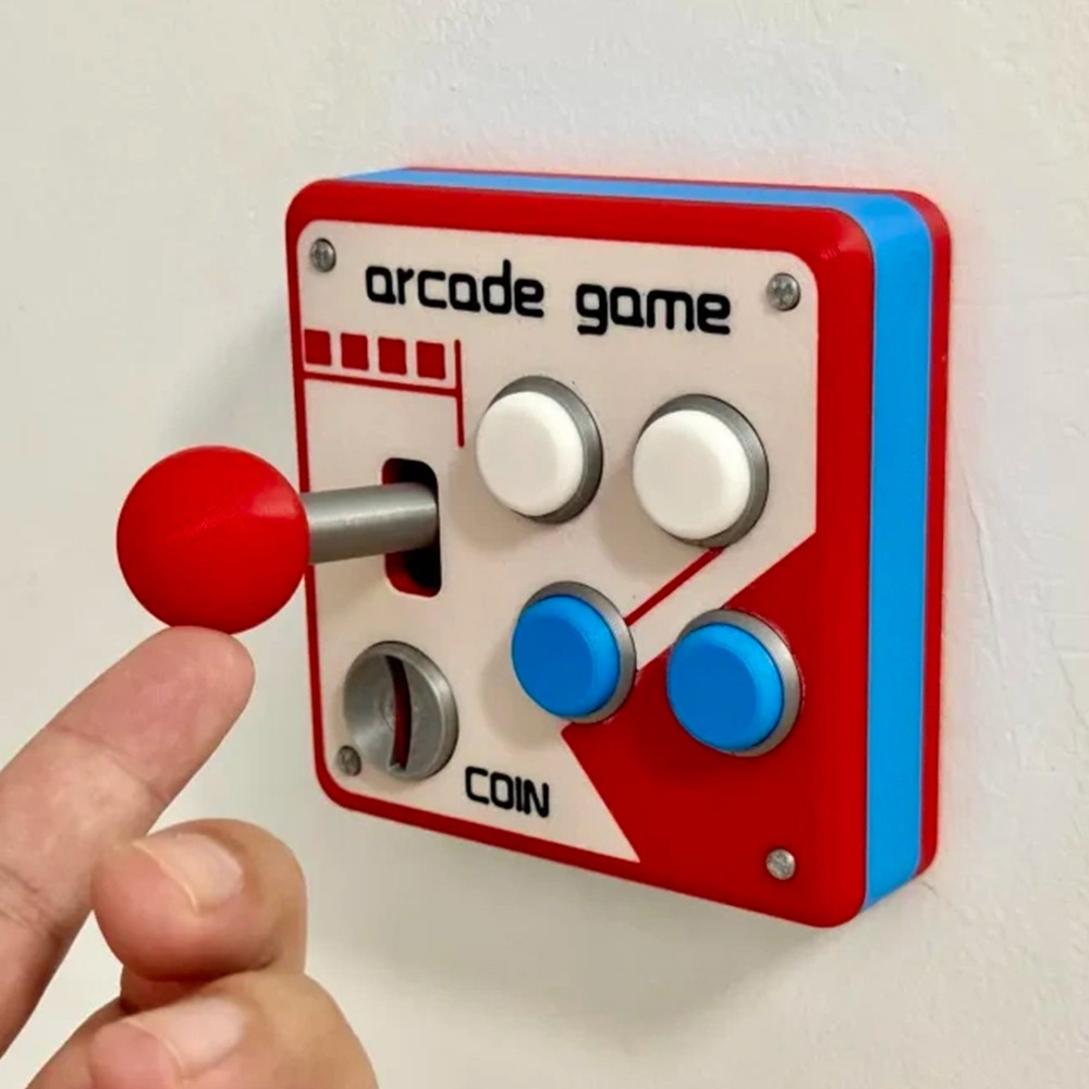 In stocksRetro Arcade Switch Panel 3D Printing Joystick Control Panel