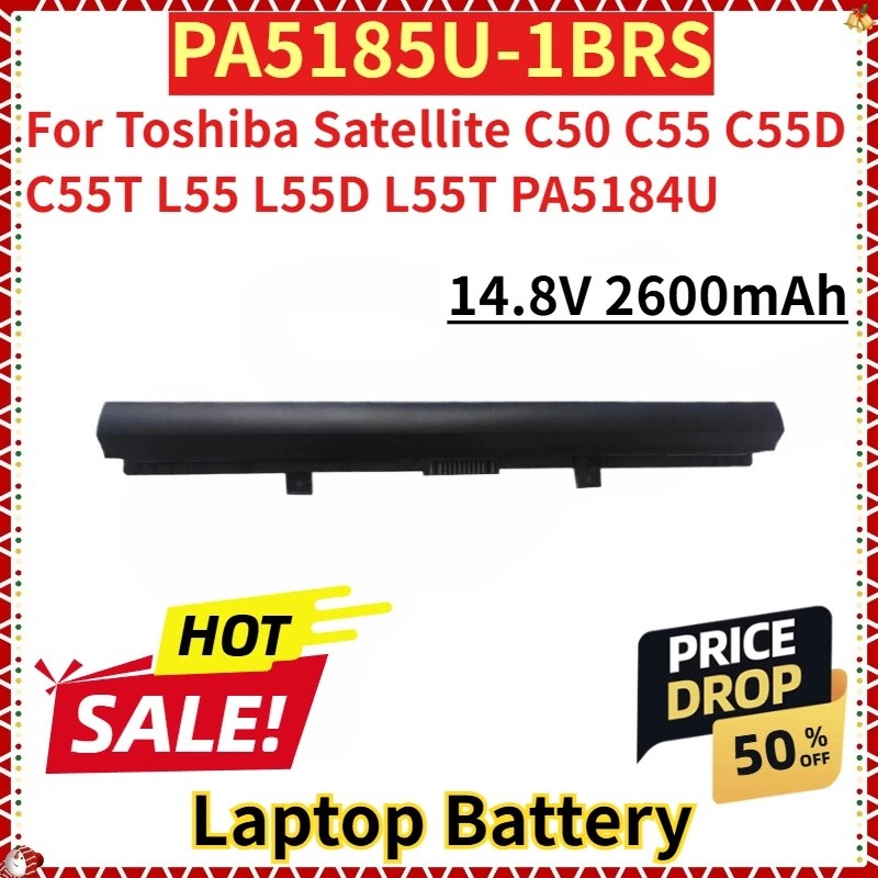 สําหรับ Toshiba Satellite C50 C55 C55D C55T L55 L55D L55T PA5184U ใหม่เปลี่ยนแบตเตอรี่แล็ปท็อป 14.8V