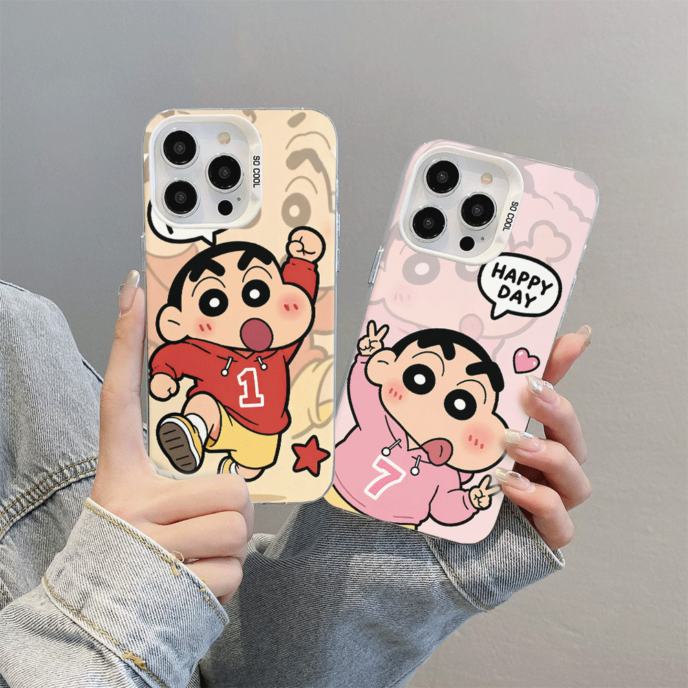 แฮปปี้ชินจัง เคสโทรศัพท์วัสดุ TPU เคส iphone 17 16 15 14 13 12 11 PRO MAX PLUS AIR-JHCHMSCY82