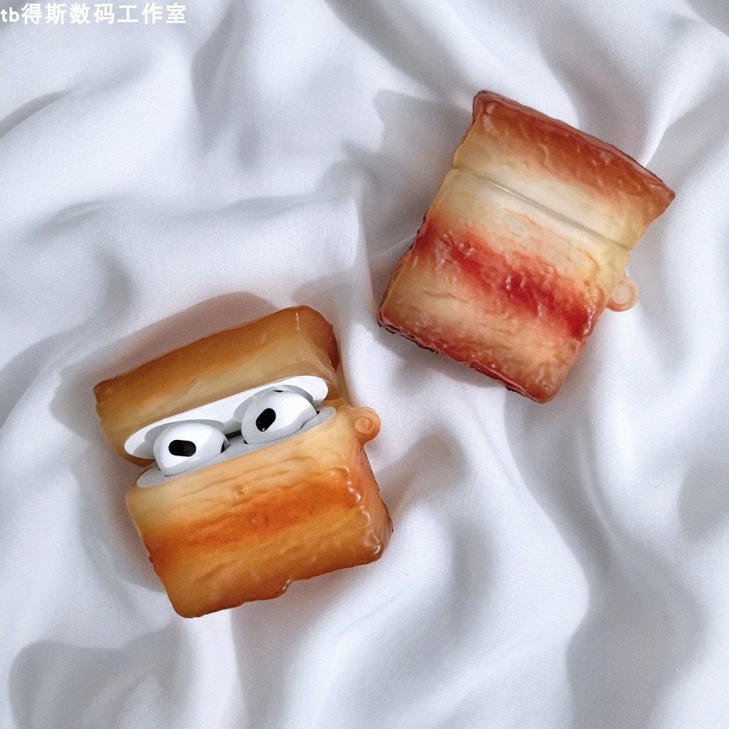 Creative จําลองหมู Belly เหมาะสําหรับ Apple AirPods 3rd Generation Pro เคสป้องกัน 1/2 ชุดหูฟังบลูทูธ