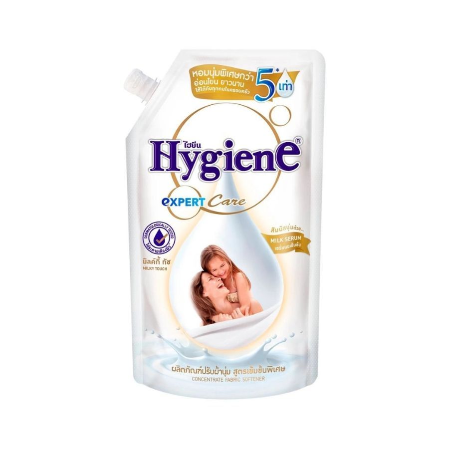 ไฮยีน น้ำยาปรับผ้านุ่มมิลค์กี้ทัช Hygiene Milky Touch 480ml.