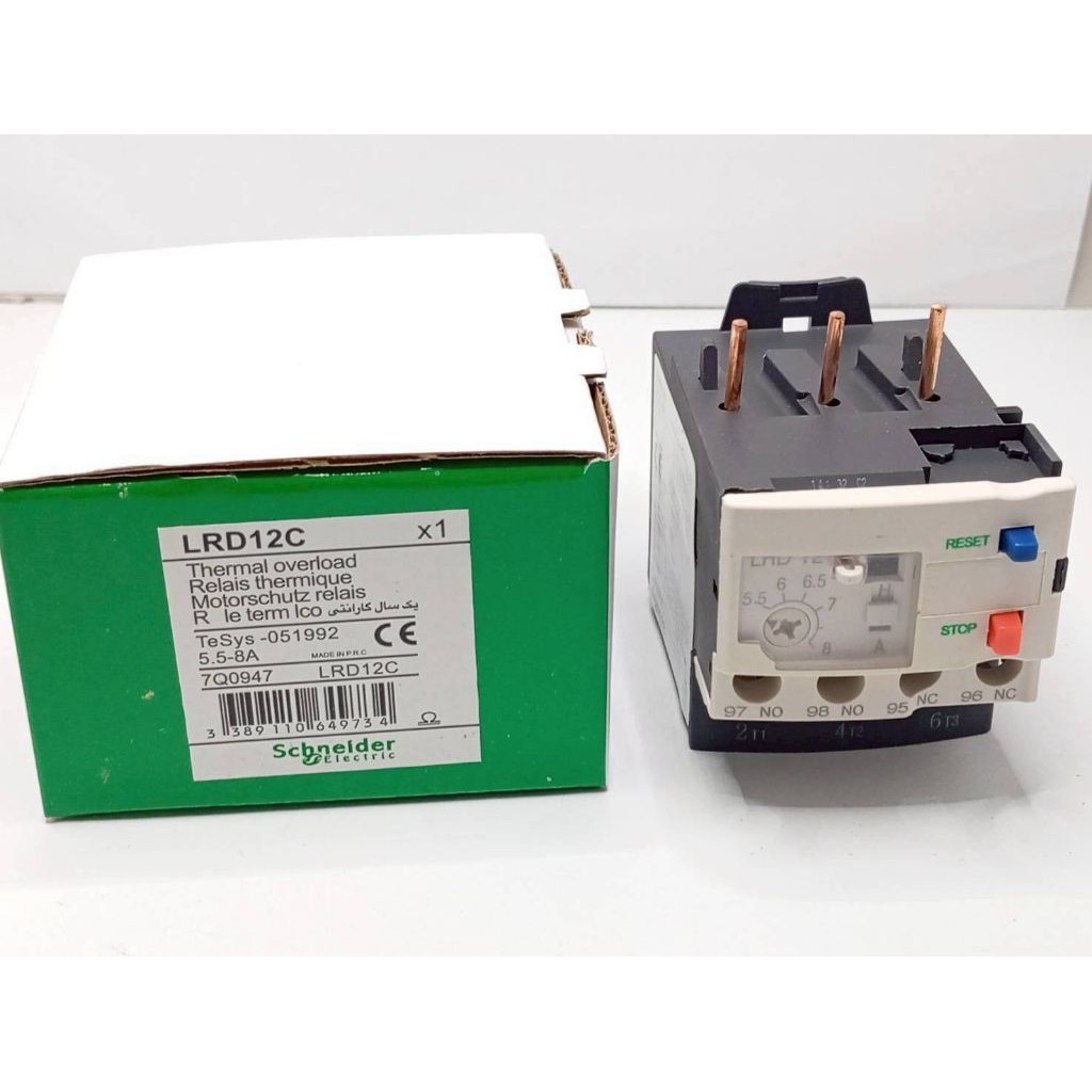 ดีทน ถูกมาก Schneider Electric Singapore. LRD12 โอเวอร์โหลด สินค้าถ่ายจากงานจริง พร้อมส่ง