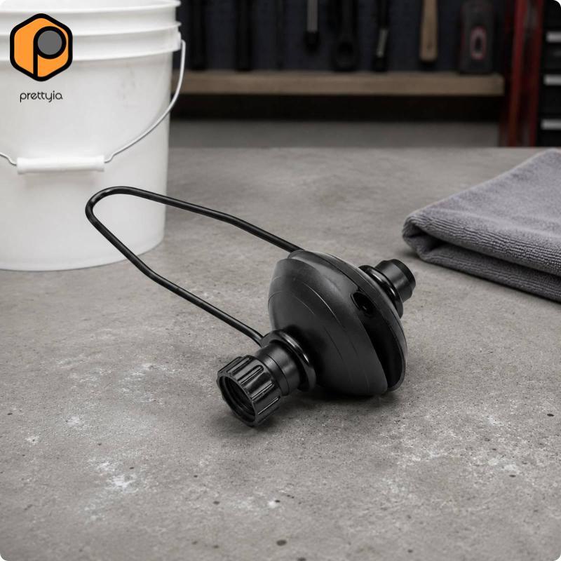 Prettyia Outboard Flush Muffs Fresh Water Flushing Outboard Motor Muffs Round — صورة 3