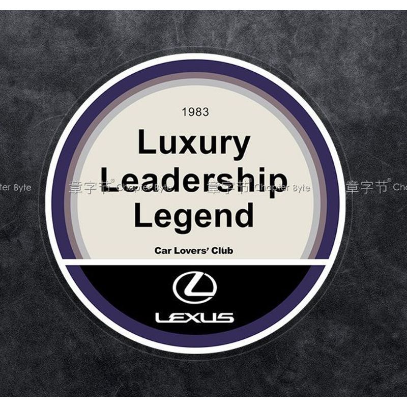 Suitable for ES300H car window stickers, IS300H, RX500H, LX570 windshield decals