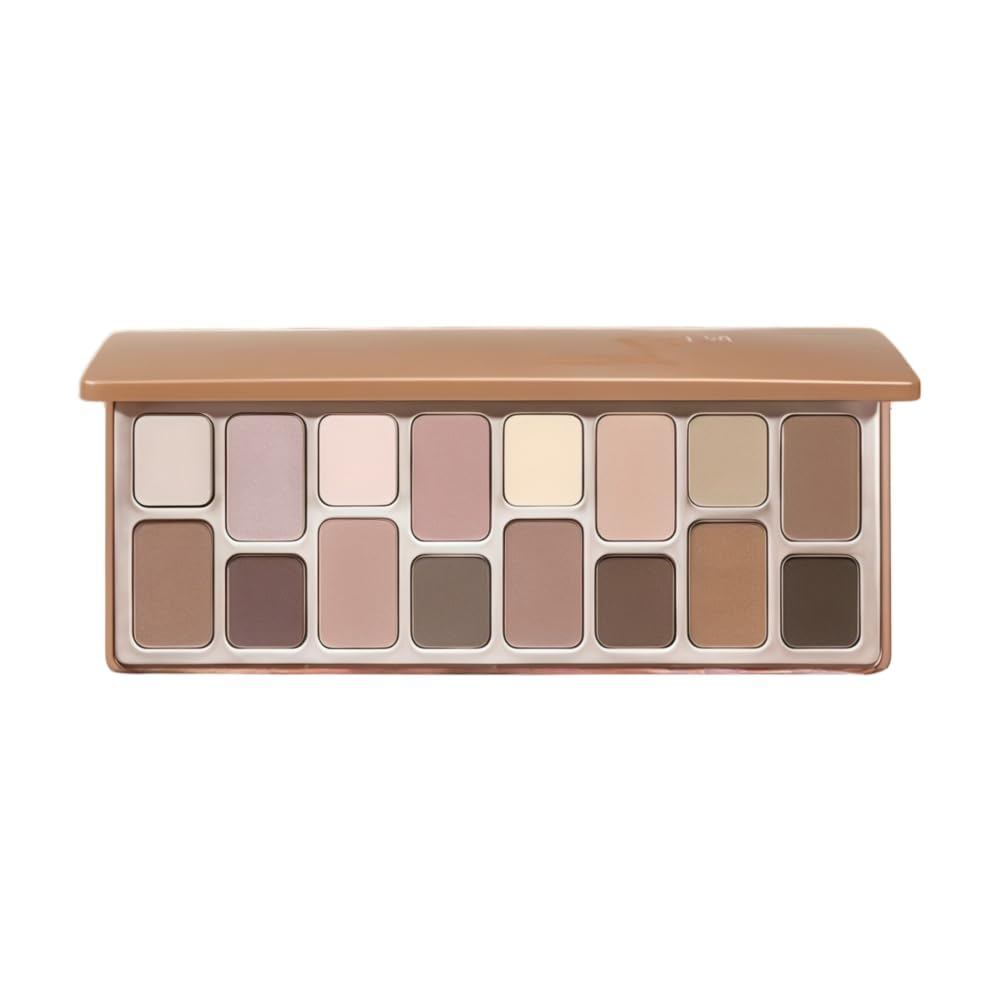 Cheeryep Qianyan 16 Color Eye Shadow Palette สีชมพูสีน้ําตาลคาวบอยสีฟ้า Multicolor Matte Pearl Smoky