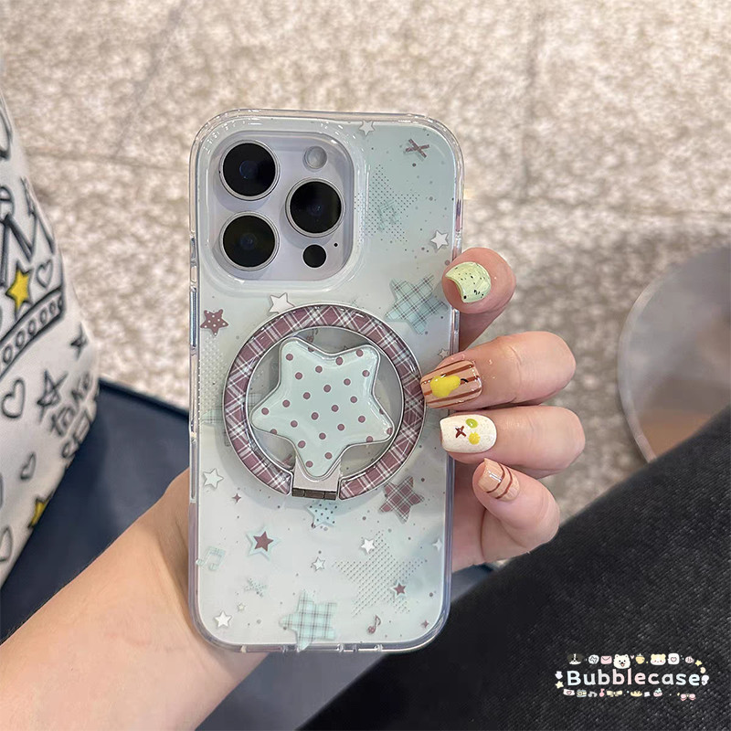 เคสลายดาวตารางสีเขียวมินต์ สำหรับ Redmi Note11PRO Note13 10C Note9 15C Note14 9C A3 14C A3 Note10PRO Note13PRO Note12