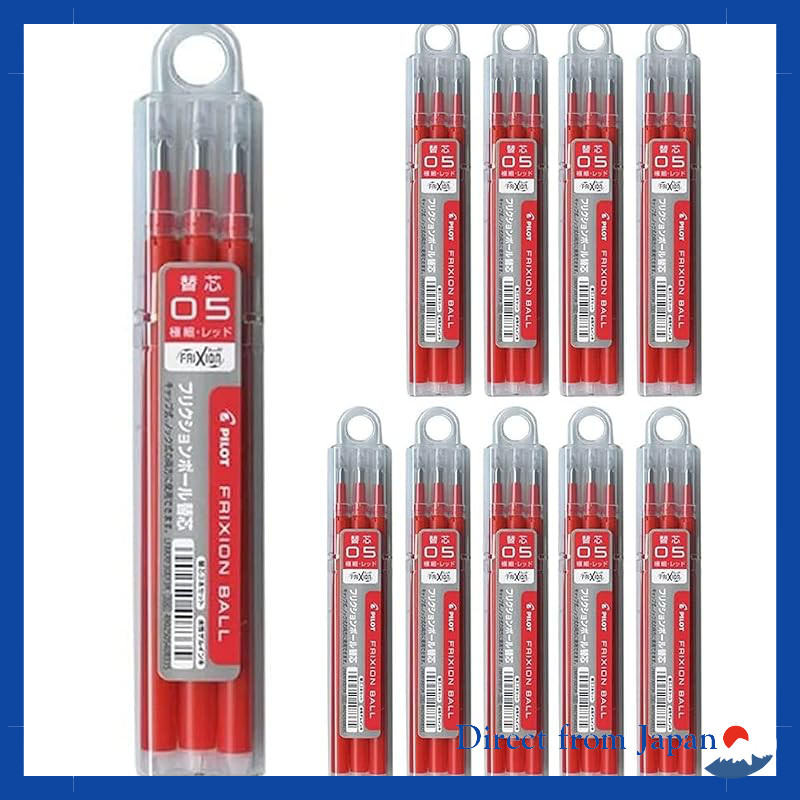 Pilot Friction Ball Refill 0.5mm 3R LFBKRF30EF3R - Set of 10 (3 Pack)