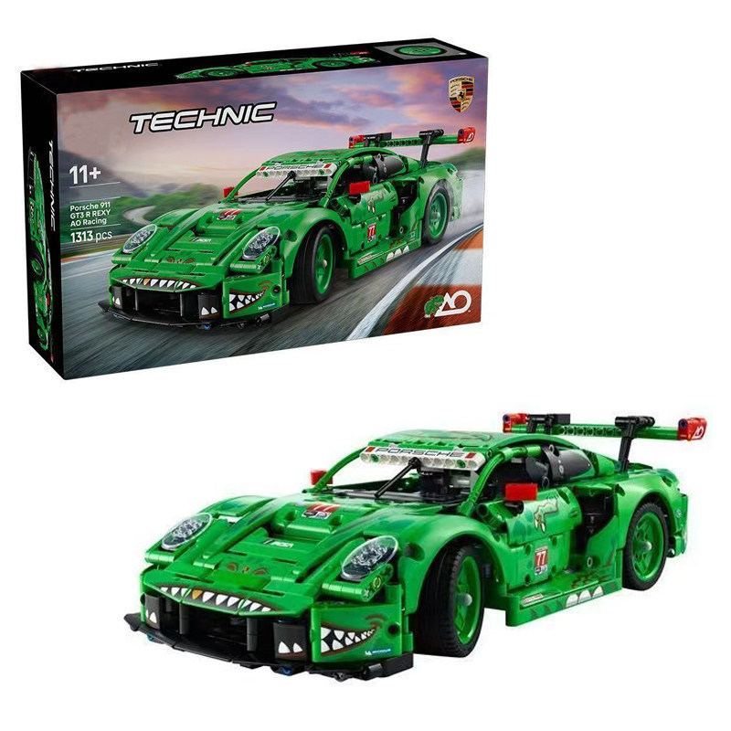 เลโก้บล็อกตัวต่อ 42224 Porsche 911 GT3 REXY AO Racing ประกอบของเล่น