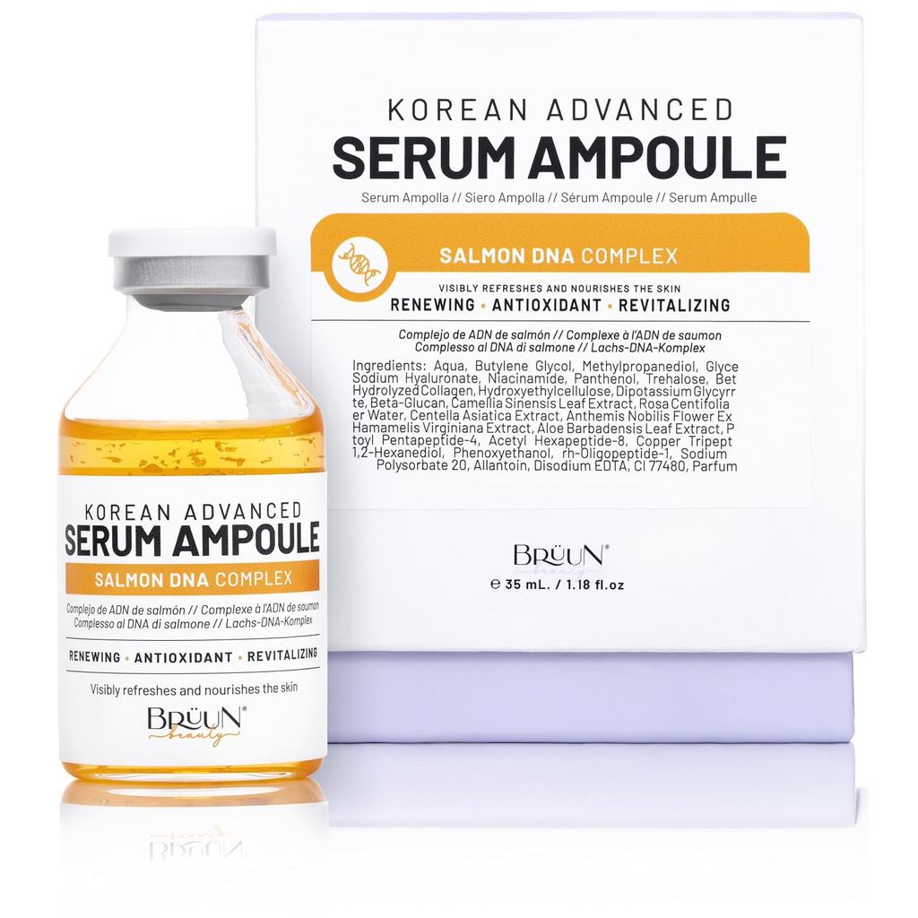 BRUN SD - Control Salmon DNA Ampoule - Micro Needling Korean Serum Booster สําหรับผิวหน้าและร่างกายใ