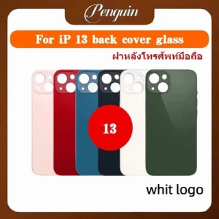 ฝาครอบกระจกสําหรับ iP 12/13/14 pro max/12mini/ 13mini ฝาหลังแบตเตอรี่ด้านหลังประตูกรณีเปลี่ยน แถมกาว