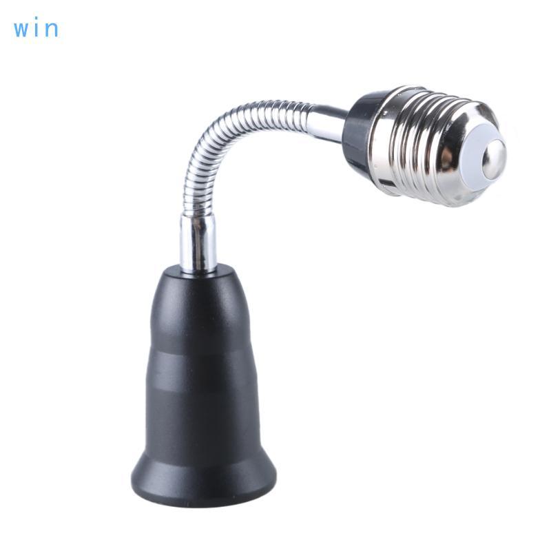 Win ปรับ E27 ถึง E27 หลอดไฟซ็อกเก็ต Extender หมุนได้ 360 องศาสําหรับโคมไฟ E27 ต่างๆ 19 ซม.