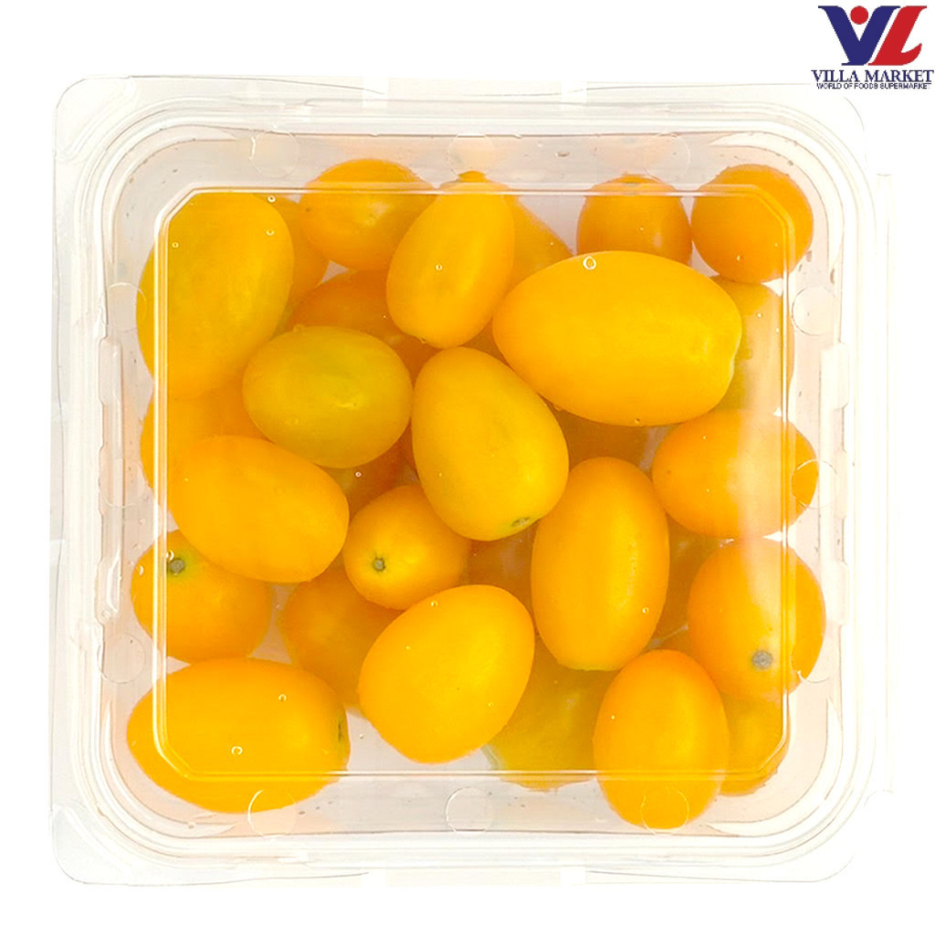 [สินค้าส่งด่วน] [9063] P Fresh Organic Yellow Plum Tomato มะเขือเทศโทมัสสีเหลืองออร์แกนิก 200g