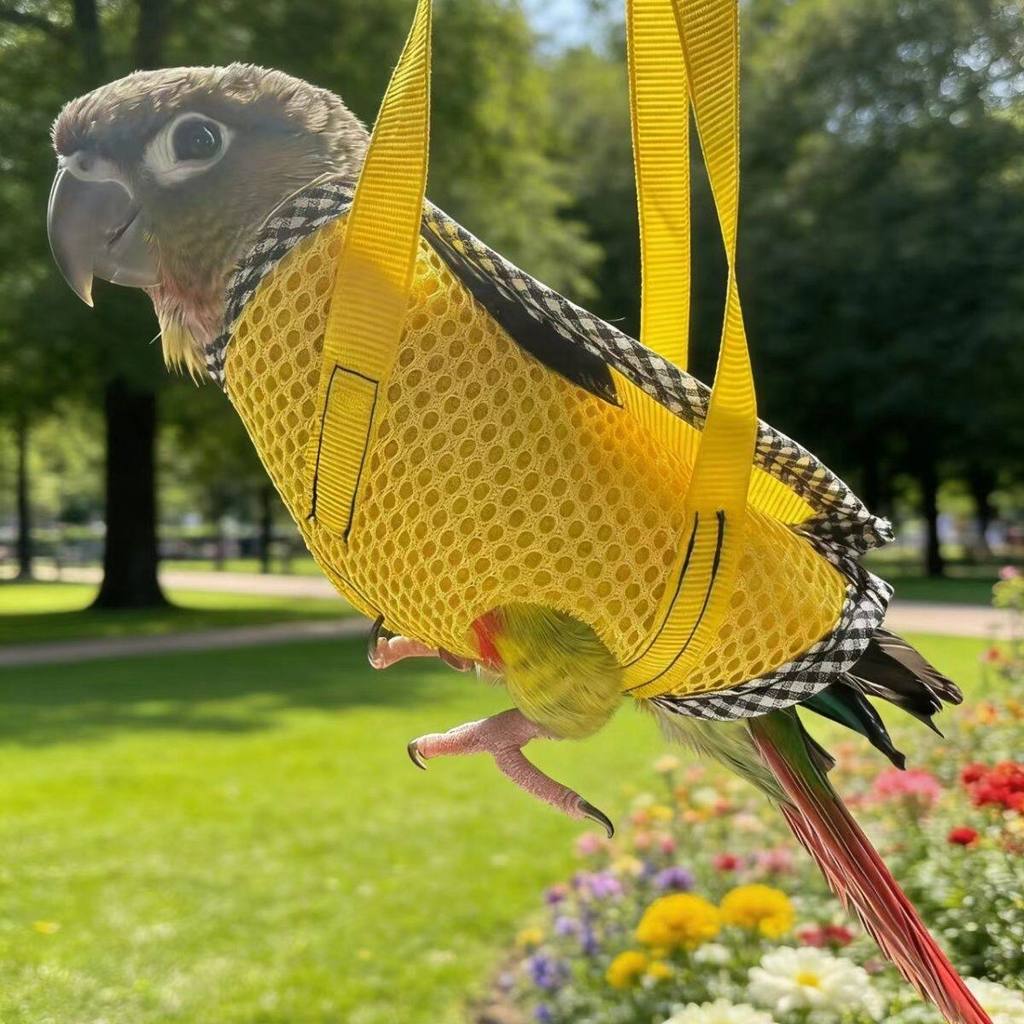 Parrot Tote Bag Bird Walking Handy Tool Parrot Outing Bagนกกระทา Handle Bag Bird Walking Bird Tote B