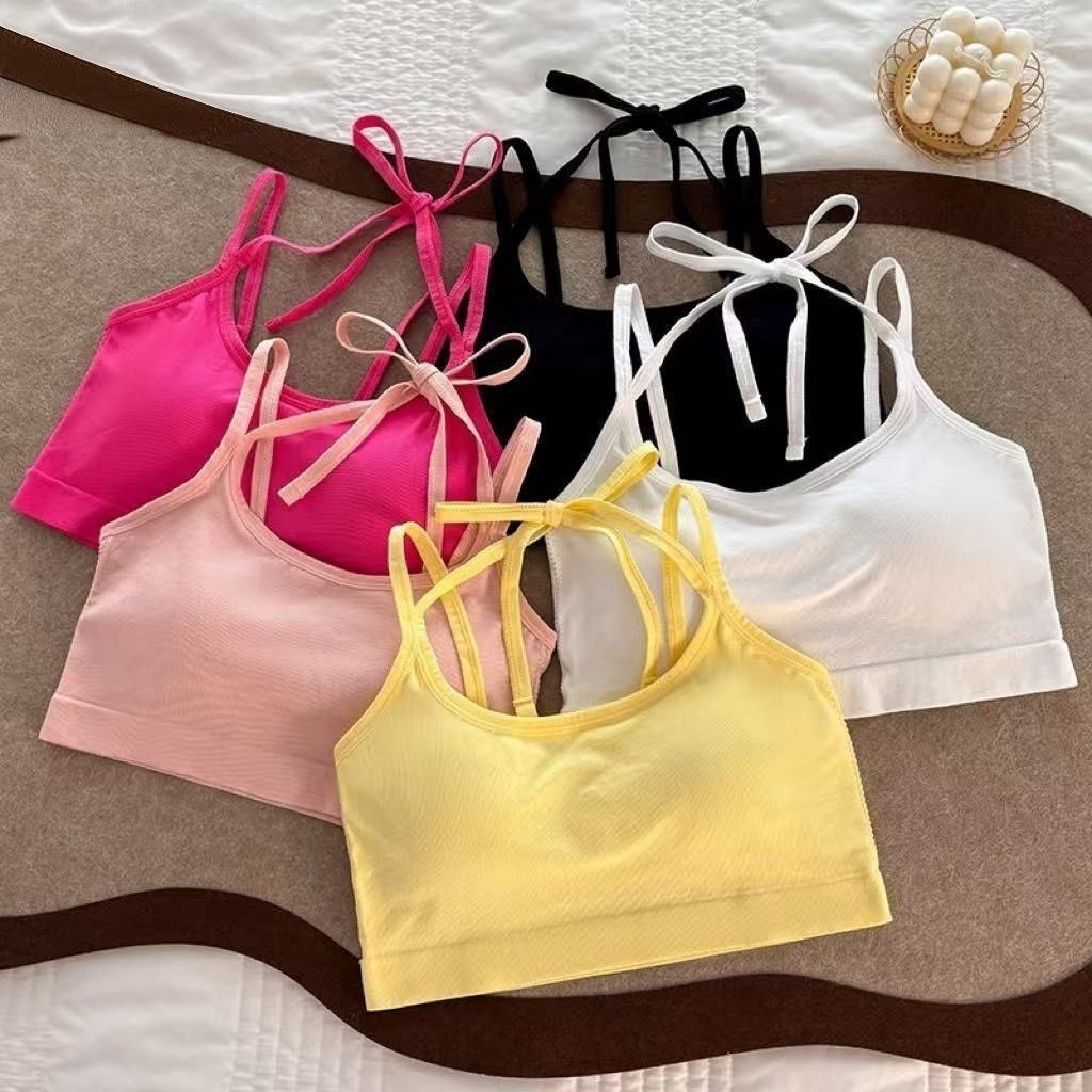[ส่งจากไทย] 𝙎𝙩𝙪𝙙𝙞𝙤𝘽𝙧𝙖 #bra-321 เสื้อสายเดี่ยว คล้องคอ มีบราในตัว เสื้อกล้าม เสื้อผ้าแฟชั่น