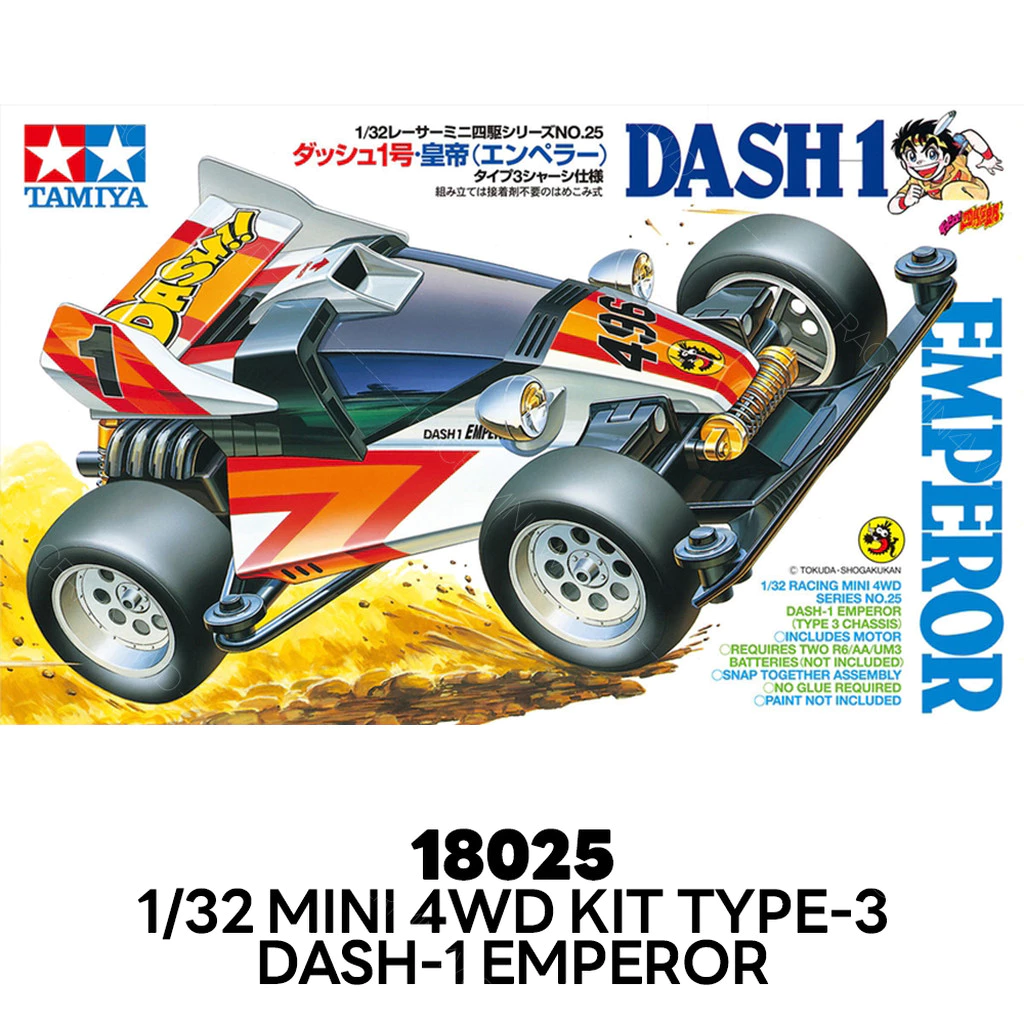 TAMIYA 18025 Mini 4WD Dash-1 Emperor (Type-3 Chassis)