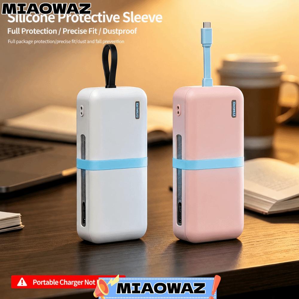 MIAOWAZ ซิลิโคน, ฝาครอบป้องกันกันกระแทกกันลื่น, ปลอกผิวแบบพกพากันฝุ่นสําหรับ CUKTECH CP24 LPB200N Po