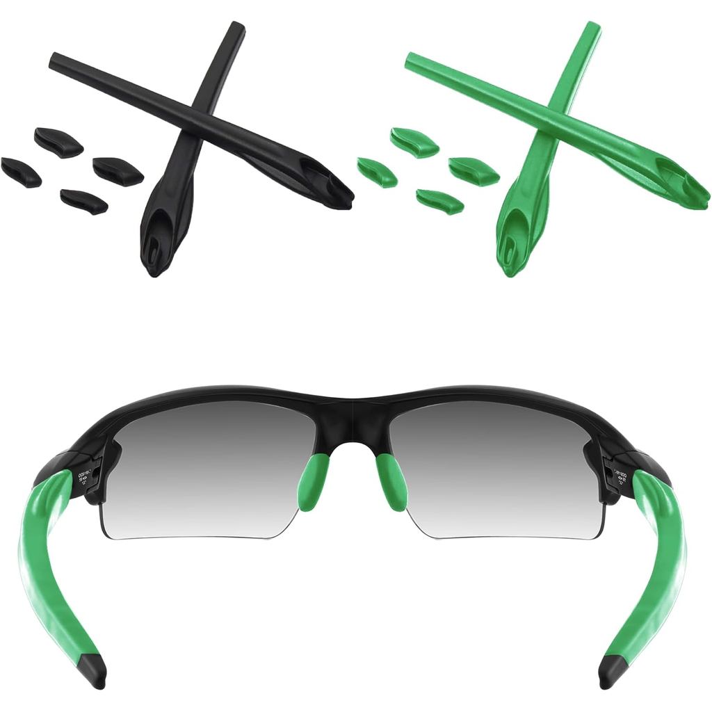 ToughAsNails เปลี่ยนชุดยางถุงเท้าหูและแผ่นรองจมูกสําหรับ Oakley Flak 2.0 XL OO9188/Flak 2.0 OO9295 แ