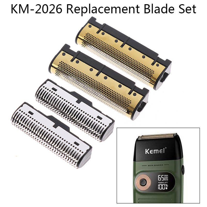มีดโกน Kemei KM-1102KM2026KM-KM-TX1 เหมาะสําหรับอุปกรณ์ปัตตาเลี่ยนตัดผม Wacoal