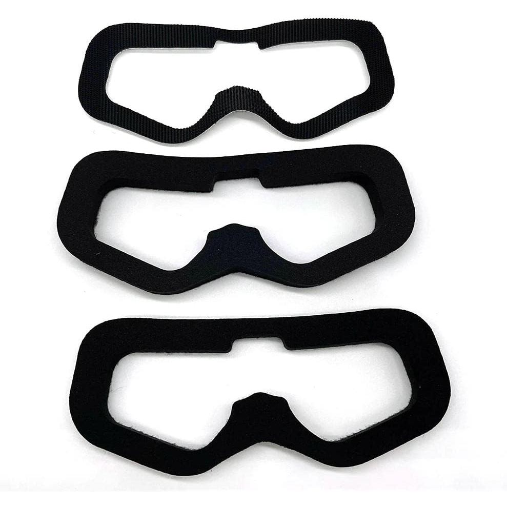 Usmile 2pcs นุ่มบางฟองน้ํา Pad Pad Pad Padding เบาะ faceplate โฟมอะไหล่สําหรับ FatShark HD3 HDO HDO2