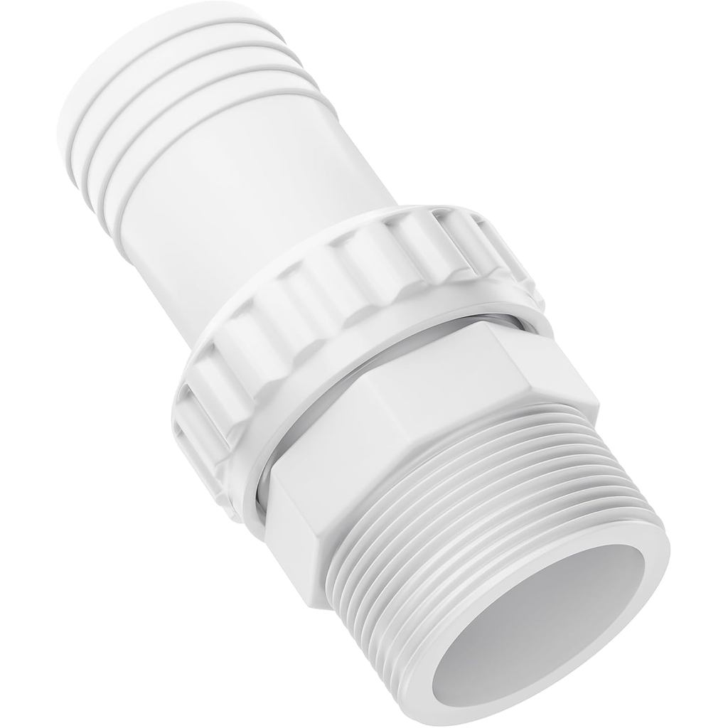 SP1493 1-1/2 นิ้ว MIP Quick Disconnect Econo Union 1-1/2 นิ้วท่อ Barb ใช้งานร่วมกับ Hay-Ward ปั๊มสระ