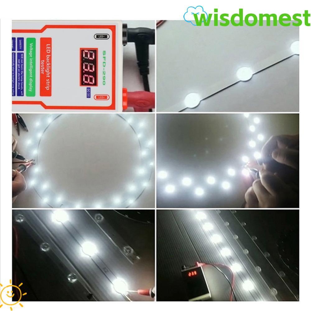 WISDOMEST LED TV Backlight Tester, ความสว่างสูง 85-265V LED Backlight Bead Tester, Professional LCD 