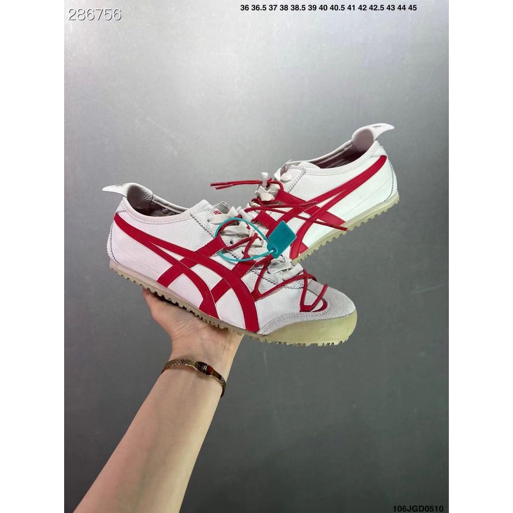 Asics/Asics Onitsuka Tiger (Onitsuka Tiger) Mexico 66 รองเท้าผ้าใบระบายอากาศ Thin Sole ผู้ชายผู้หญิง