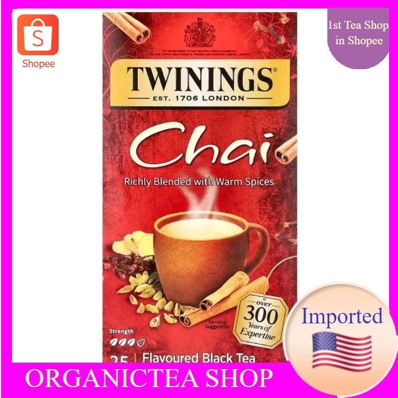 ชาทไวนิงส์ Twinings​ Chai Tea, 25 Tea Bags