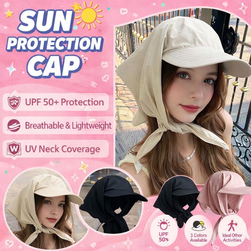 Breathable Quick Dry Sun Headscarf หมวกสําหรับผู้หญิง – น้ําหนักเบาพับคอ Flap หมวก, Uv H3y8