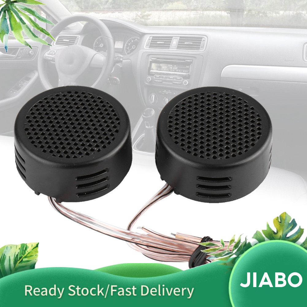 Jiabo Aramox ลำโพงเครื่องเสียงรถยนต์ 12V 500W Mini ทวีตเตอร์เสียง 200 มม.98dB ลำโพงรถยนต์สีดำ