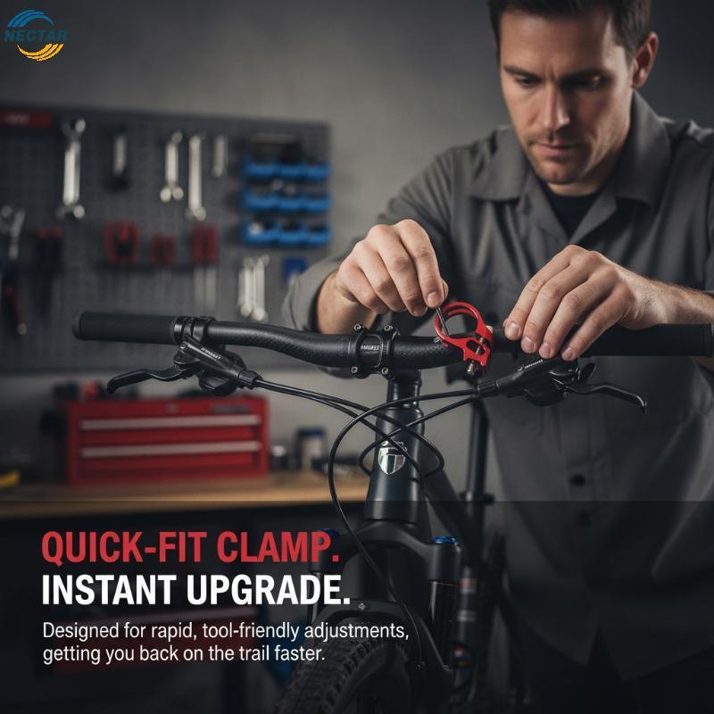 TAR สวมใส่อลูมิเนียม Shifter Clamp ทนทาน Fit X5 X7 X9 XX XX1 สําหรับทุกวันกลางแจ้ง Mountain Biking N