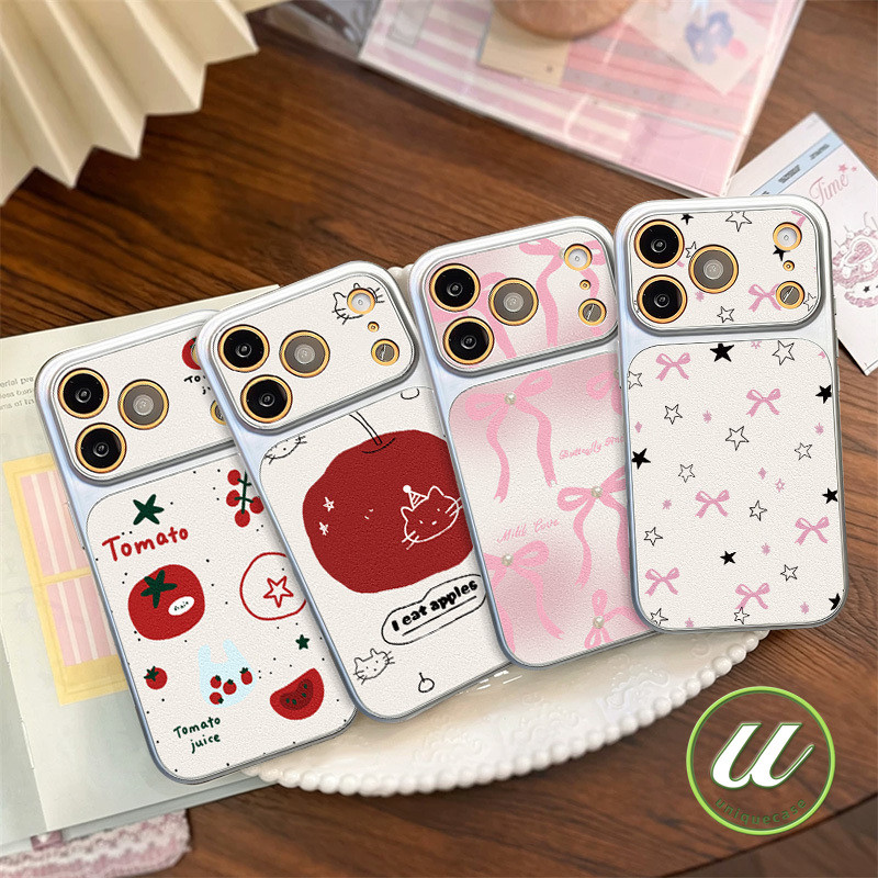 เคสเปลี่ยนผิวหนังลายมะเขือเทศป้องกันฮิต เข้ากันได้กับIPhone 