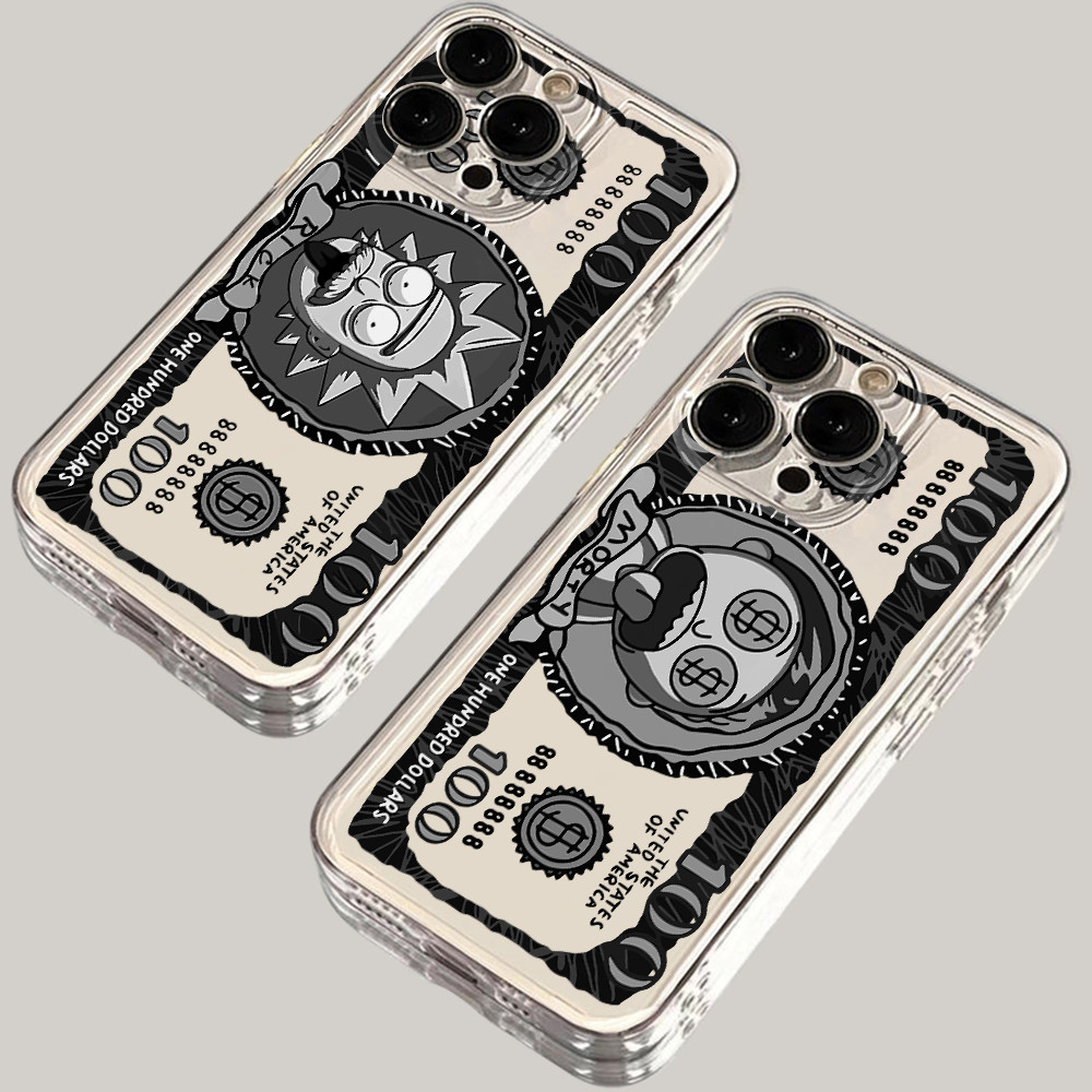Rick Dollar Bill Graffiti Art Casing สําหรับ Samsung Galaxy S26 S25 S24 S23 S22 S21 S20 FE Ultra Plu