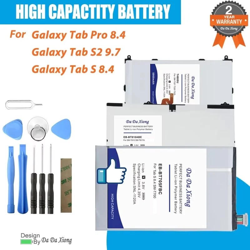 TOP แบตเตอรี่ T4800U/T4800E EB-BT705FBC EB-BT810ABE สําหรับ Samsung Galaxy Tab Pro 8.4 SM-T321 T325 