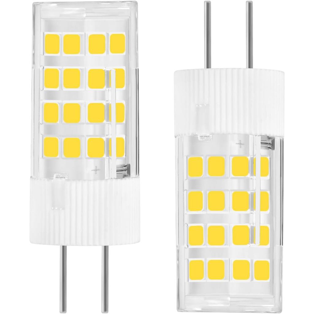 T3 GY6.35 หลอดไฟ LED ฐาน Bi-Pin 4W AC12V -24V หลอดไฟรถยนต์แรงดันต่ํา, หลอดไฟ LED JC Type G6.35, 360°