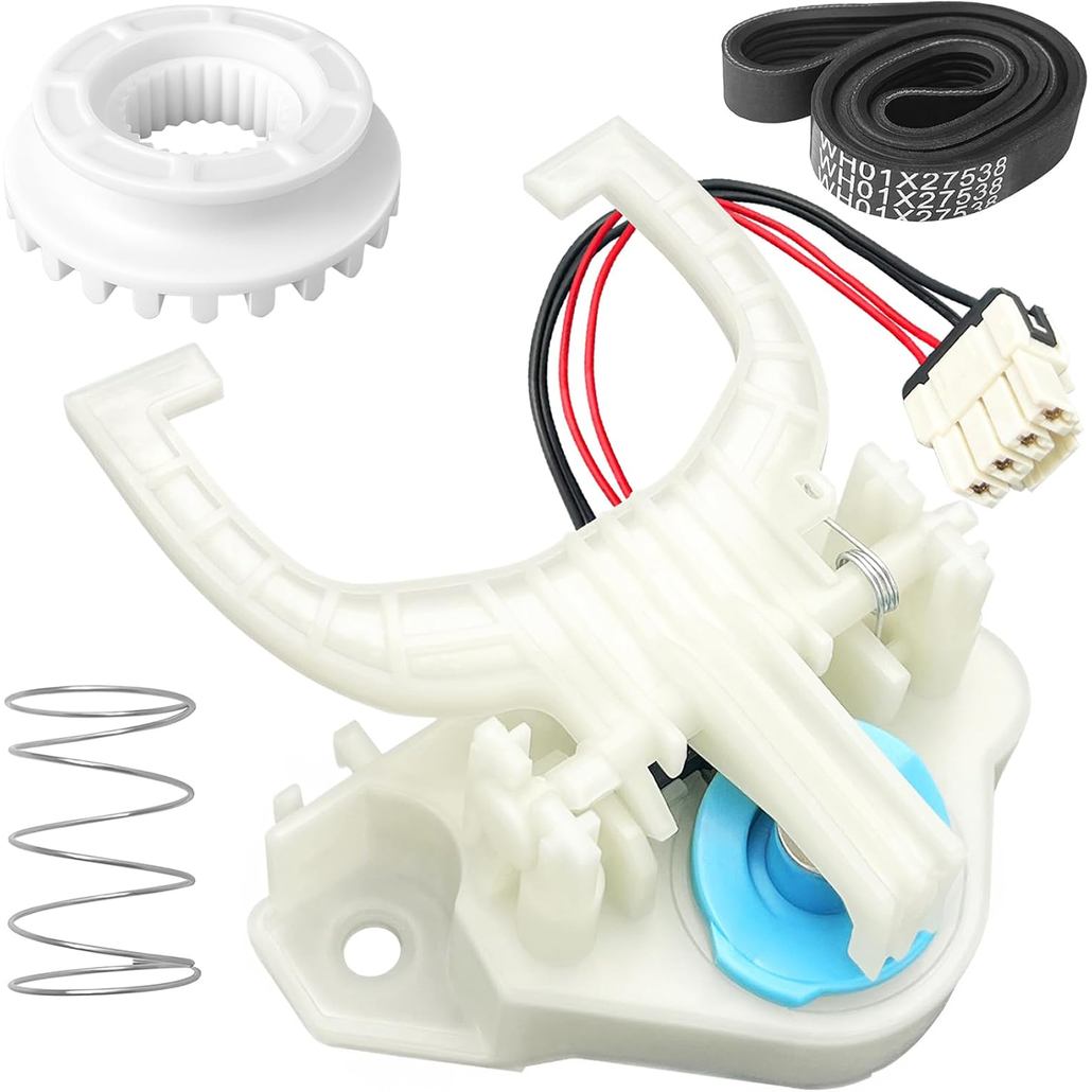 WH03X30517 เครื่องซักผ้า Shift Actuator สําหรับอะไหล่เครื่องซักผ้า GE, รวม WH01X27538 ผ้าไดรฟ์เข็มขั