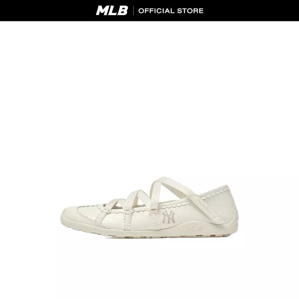 MLB ยูนิเซ็กซ์ Flare Maryjane รุ่น 3ASXMJ56N 50IVS สีขาวงาช้าง