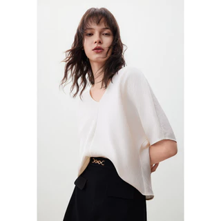 G2000 เสื้อเบลาส์สำหรับผู้หญิง ทรง No fit รุ่น 5624645010 BEIGE