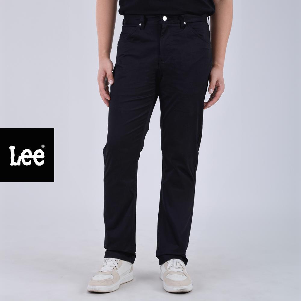 LEE กางเกงขายาวผู้ชาย เอวกลาง ทรงตรง Regular รุ่น LE S226MPANN02 สีดำ