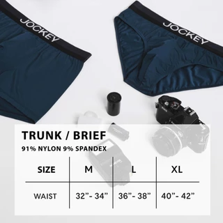 JOCKEY UNDERWEAR กางเกงในชาย รุ่น Basic Essential Collection TRUNKS KU JKBOBAF02