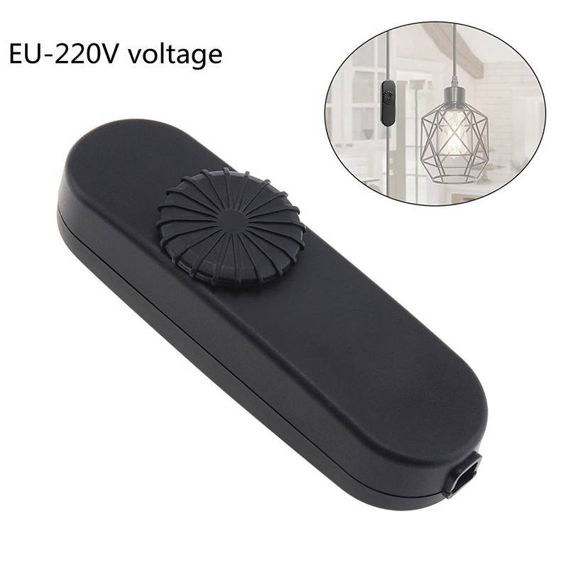ABPY EU LED Dimmer สวิทช์ 120 V/220 V Full Range Rotary Dimmer สวิทช์โคมไฟอินไลน์สําหรับโคมไฟตั้งโต๊