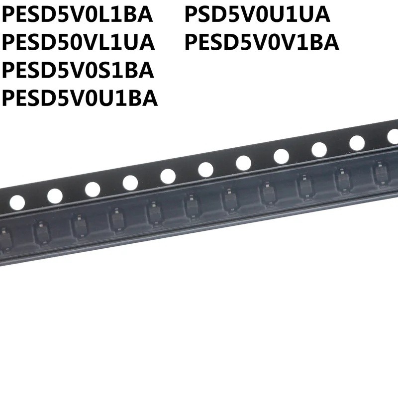 1-5PCS PESD5V0U1UA C7 PESD5V0V1BA 1K PESD5V0L1BA AC PESD5V0L1UA 1J PESD5V0S1BA E6U ชิป ESD1BA ชิป ES