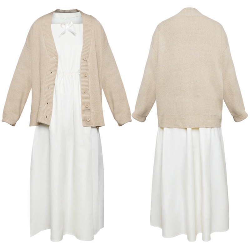 ชุดคอสเพลย์ Frieren รวมเป็นชุดเสื้อกันหนาวสไตล์ Frieren เหมาะสําหรับฮาโลวีนคอสเพลย์เป็นชุดตัวละครอะน