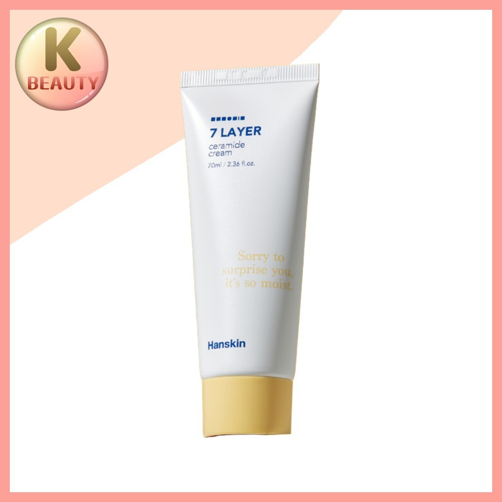 [hanskin] 7 Layer Ceramide Cream, 70ml, 1pc / Korean Moisturizer / 7 Layer Ceramide / ของแท้ 100% by