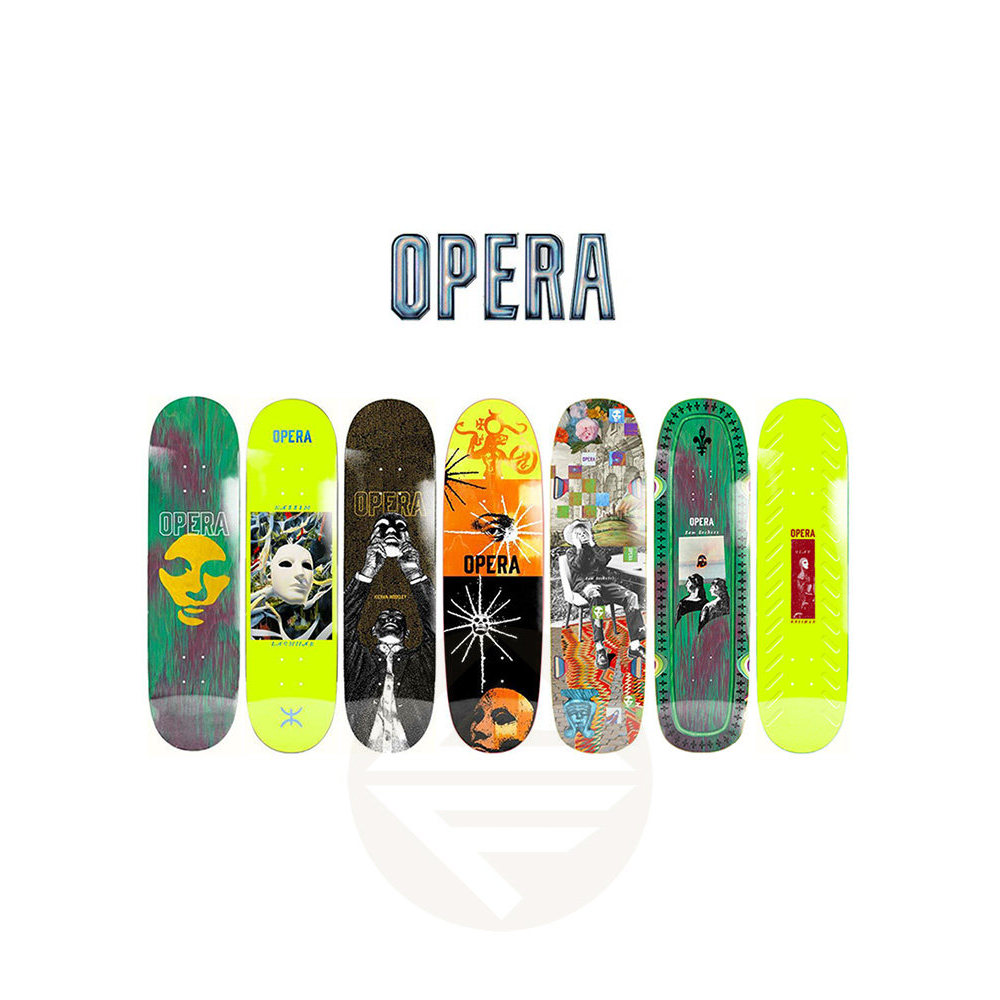 American OPERA Professional Double-Rocked Skateboard Surface Full Plus Maple ENJOI ALMOST Original W