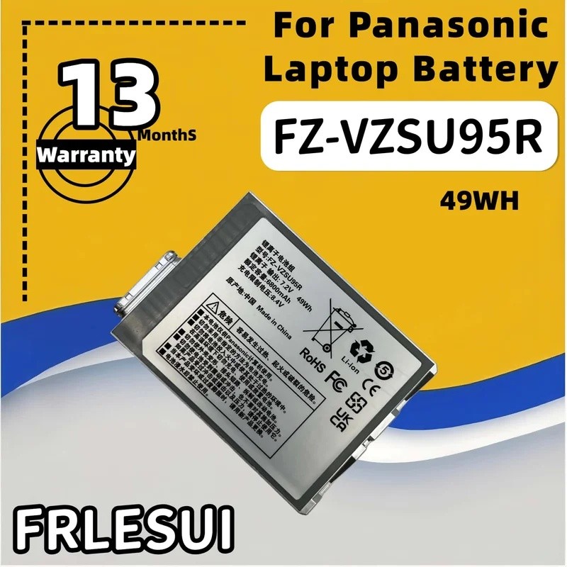 FRLESUI แบตเตอรี่ใหม่ FZ-VZSU95R FZ-VZSU95Q, FZ-VZSU94 FZ-VZSU95W สําหรับ Panasonic FZ-M1 TOUGHPAD 4
