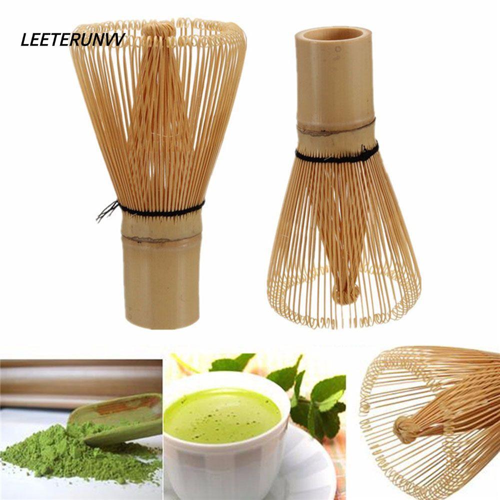 LEETERUNVV 80 Fringe Bamboo Brush Home Kitchen Green Tea Matcha Bamboo Accessories