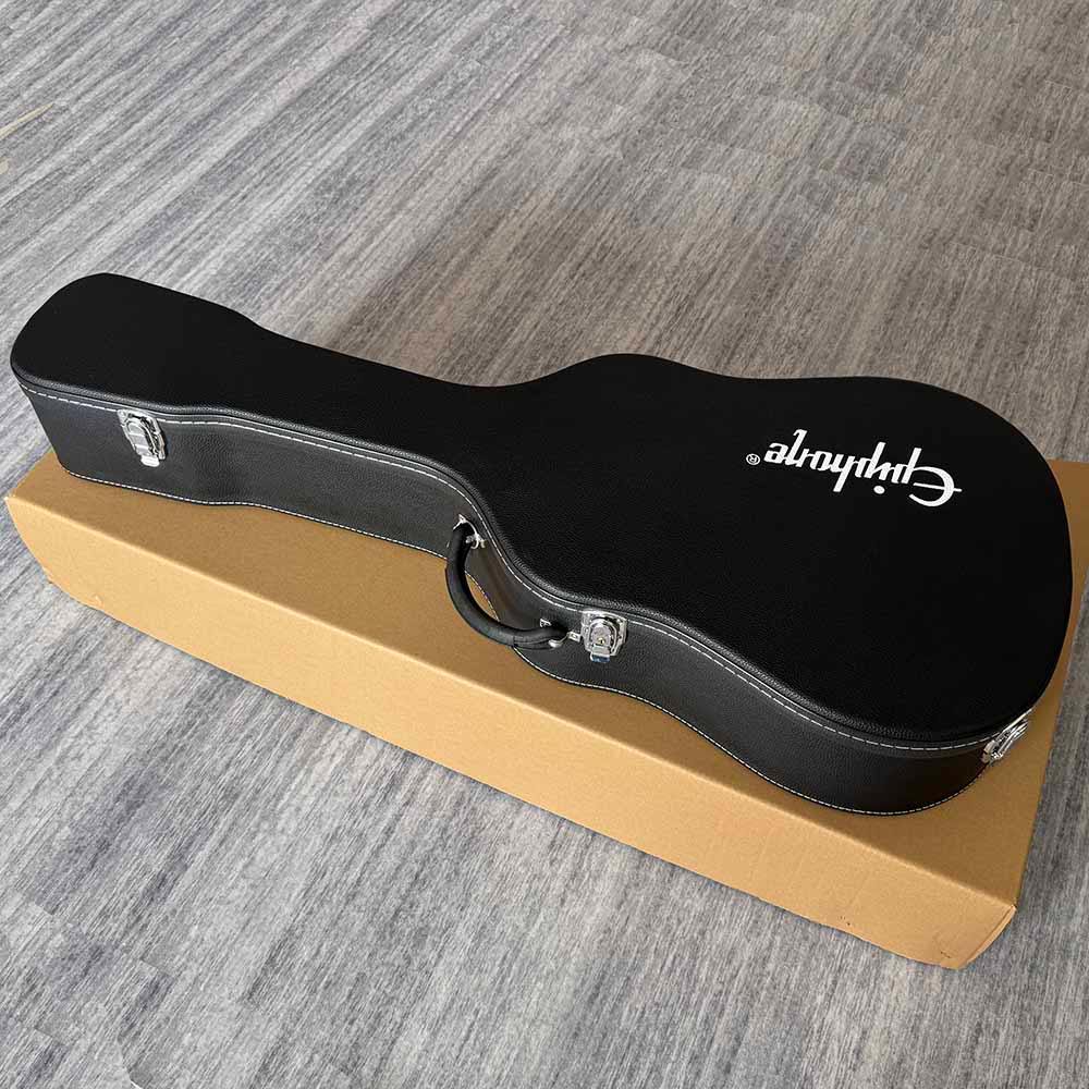 Yipufeng Epiphone Hummingbird Pigeon J45 กีตาร์โปร่งเฉพาะกรณีเปียโน 137 ซม.พร้อมล็อคเปียโนกรณีกีตาร์