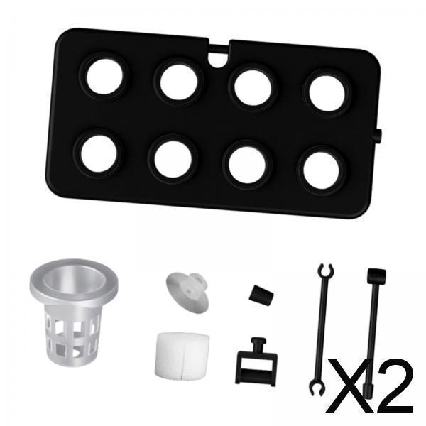 [lzdyyh39k] 2-6pack Aquarium Hydroponic Floating Plant Holder Multifunctional Aquatic Plant