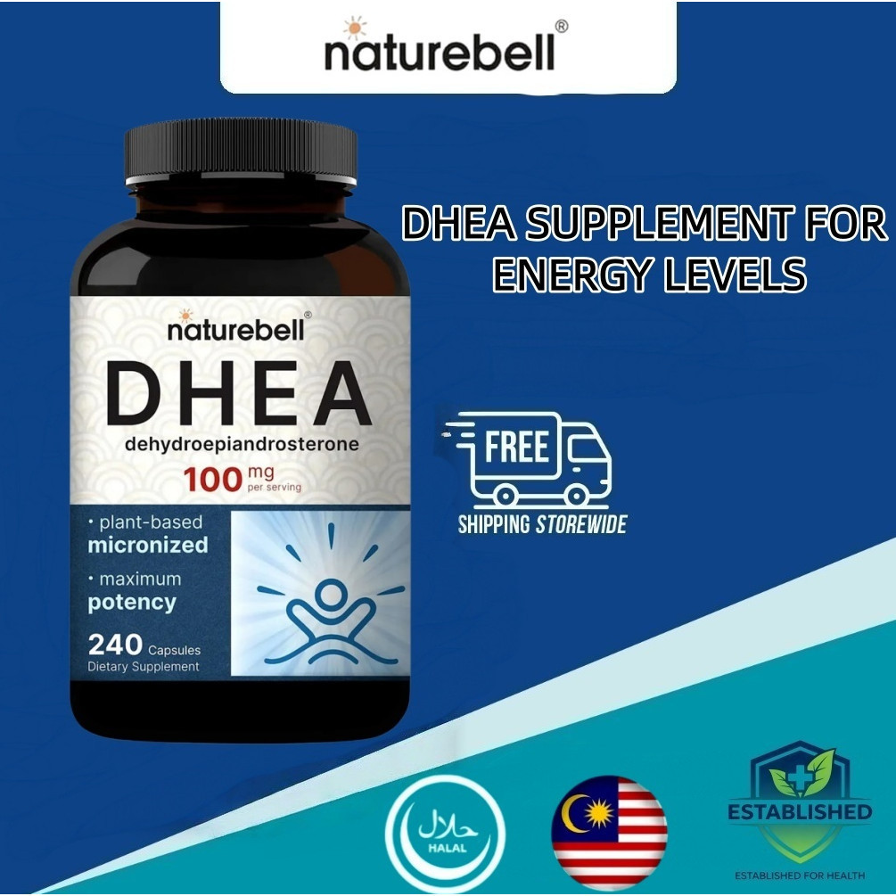 พร้อมส่ง NatureBell DHEA 100mg 240 Capsules